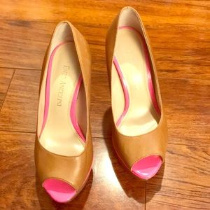 Tan and Pink Heels